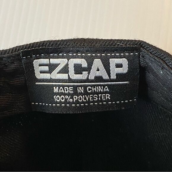 EZCAP NATIVE PRIDE SKULL SIDE VISOR FEATHERS BASEBALL TRUCKER CAP HAT BLACK - Picture 4 of 4